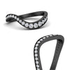 Load image into Gallery viewer, swirl-pave-diamond-Wedding-band-in-black-gold-fd11522bangle3-nl-bg