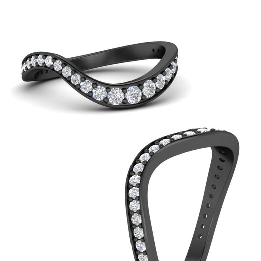swirl-pave-diamond-Wedding-band-in-black-gold-fd11522bangle3-nl-bg