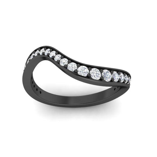 swirl-pave-diamond-Wedding-band-in-black-gold-fd11522bangle5-nl-bg