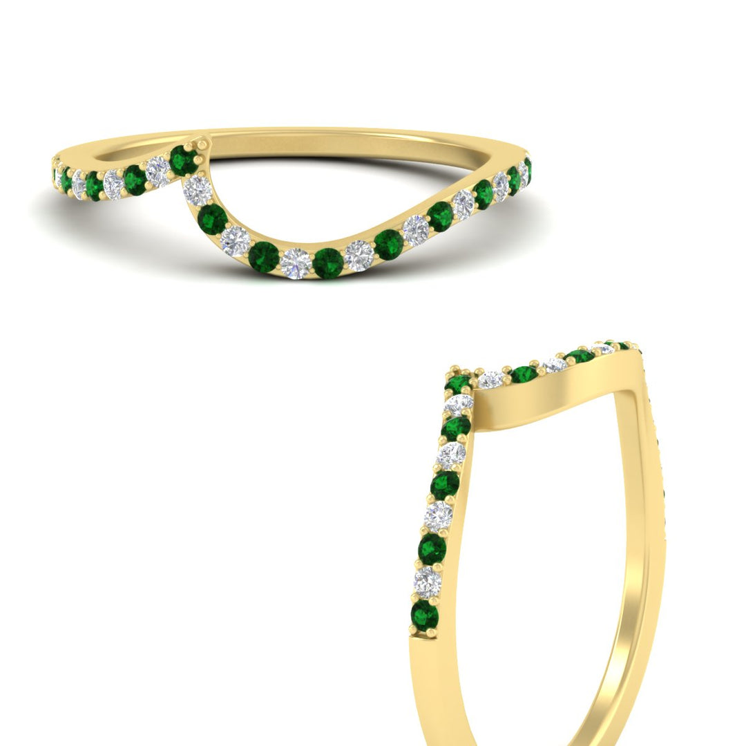 swirl-pave-emerald-wedding-band-in-yellow-gold-fdens7806ovbgemgrangle3-nl-yg.jpg?v=1759992381
