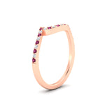 Load image into Gallery viewer, swirl-pave-pink-sapphire-wedding-band-in-rose-gold-fdens7806ovbgsadrpiangle2-nl-rg.jpg?v=1759992381

