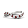 Load image into Gallery viewer, swirl-pave-ruby-wedding-band-in-white-gold-fd11522bgrudr-nl-wg