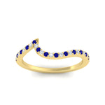 Load image into Gallery viewer, swirl-pave-sapphire-wedding-band-in-yellow-gold-fdens7806ovbgsablangle5-nl-yg.jpg?v=1759992381
