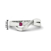 Load image into Gallery viewer, swirl-pink-sapphire-love-mens-wedding-band-in-white-gold-FDM11159GSADRPI-NL-WG-HW