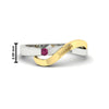 Load image into Gallery viewer, swirl-pink-sapphire-love-mens-wedding-band-in-yellow-gold-FDM11159GSADRPI-NL-YG-HW