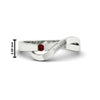 Load image into Gallery viewer, swirl-ruby-love-mens-wedding-band-in-white-gold-FDM11159GRUDR-NL-WG-HW