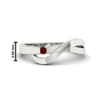 Load image into Gallery viewer, swirl-ruby-love-mens-wedding-band-in-white-gold-FDM11159GRUDR-NL-WG-HW
