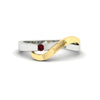 Load image into Gallery viewer, swirl-ruby-love-mens-wedding-band-in-yellow-gold-FDM11159GRUDR-NL-YG
