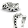 Load image into Gallery viewer, Swirl Semi Mount East West Wedding Ring Set