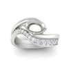 Load image into Gallery viewer, Swirl Semi Mount East West Wedding Ring Set