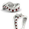 Load image into Gallery viewer, Swirl Semi Mount East West Wedding Ring Set