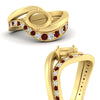 Load image into Gallery viewer, Swirl Semi Mount East West Wedding Ring Set