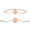Load image into Gallery viewer, Alphabet disc diamond bracelet