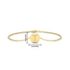 Load image into Gallery viewer, Alphabet disc diamond bracelet