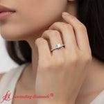Load image into Gallery viewer, tapering-trapezoid-modern-engagement-ring-white-gold-fdenr10590-model
