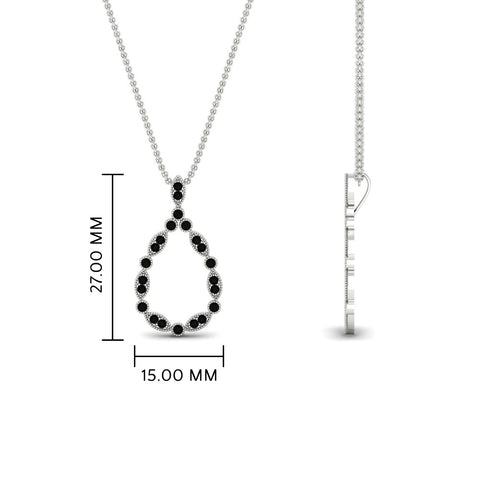tear-drop-shape-black-diamond-pendant-necklace-in-FDPD11166GBLACK-NL-WG
