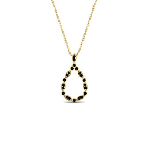 tear-drop-shape-black-diamond-pendant-necklace-in-FDPD11166GBLACK-NL-YG
