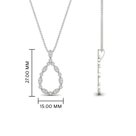 tear-drop-shape-diamond-pendant-necklace-in-FDPD11166-NL-WG