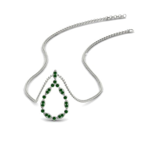 tear-drop-shape-emerald-pendant-necklace-in-FDPD11166GEMGR-NL-WG