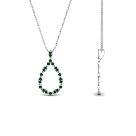 tear-drop-shape-emerald-pendant-necklace-in-FDPD11166GEMGR-NL-WG