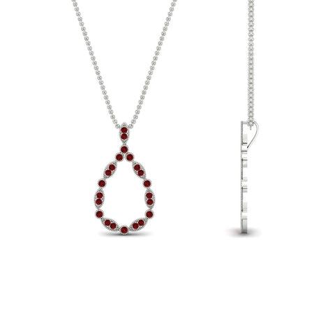tear-drop-shape-ruby-pendant-necklace-in-FDPD11166GRUDR-NL-WG