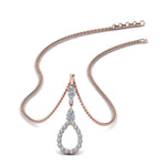 Load image into Gallery viewer, teardrop-diamond-drop-pendant-necklace-in-FDPD9049-NL-RG
