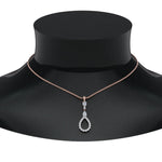 Load image into Gallery viewer, teardrop-diamond-drop-pendant-necklace-in-FDPD9049-NL-RG
