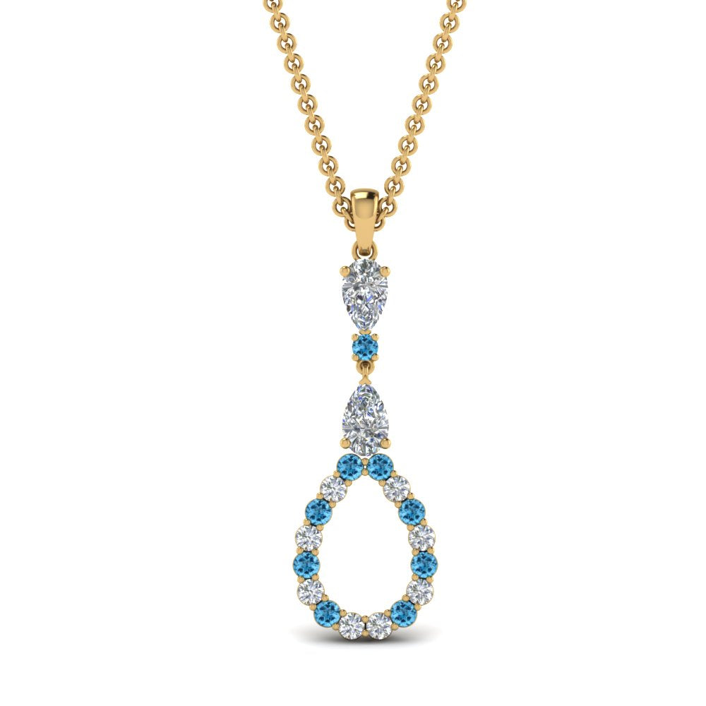 teardrop-diamond-drop-pendant-necklace-with-blue-topaz-in-FDPD9049GICBLTO-NL-YG