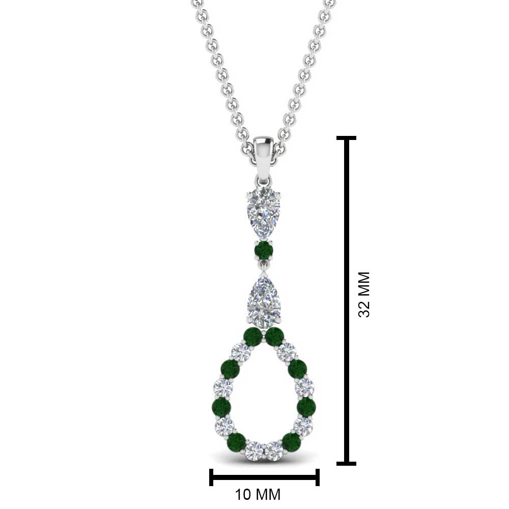 teardrop-diamond-drop-pendant-necklace-with-emerald-in-FDPD9049GEMGR-NL-WG