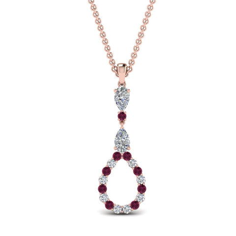teardrop-diamond-drop-pendant-necklace-with-pink-sapphire-in-FDPD9049GSADRPI-NL-RG