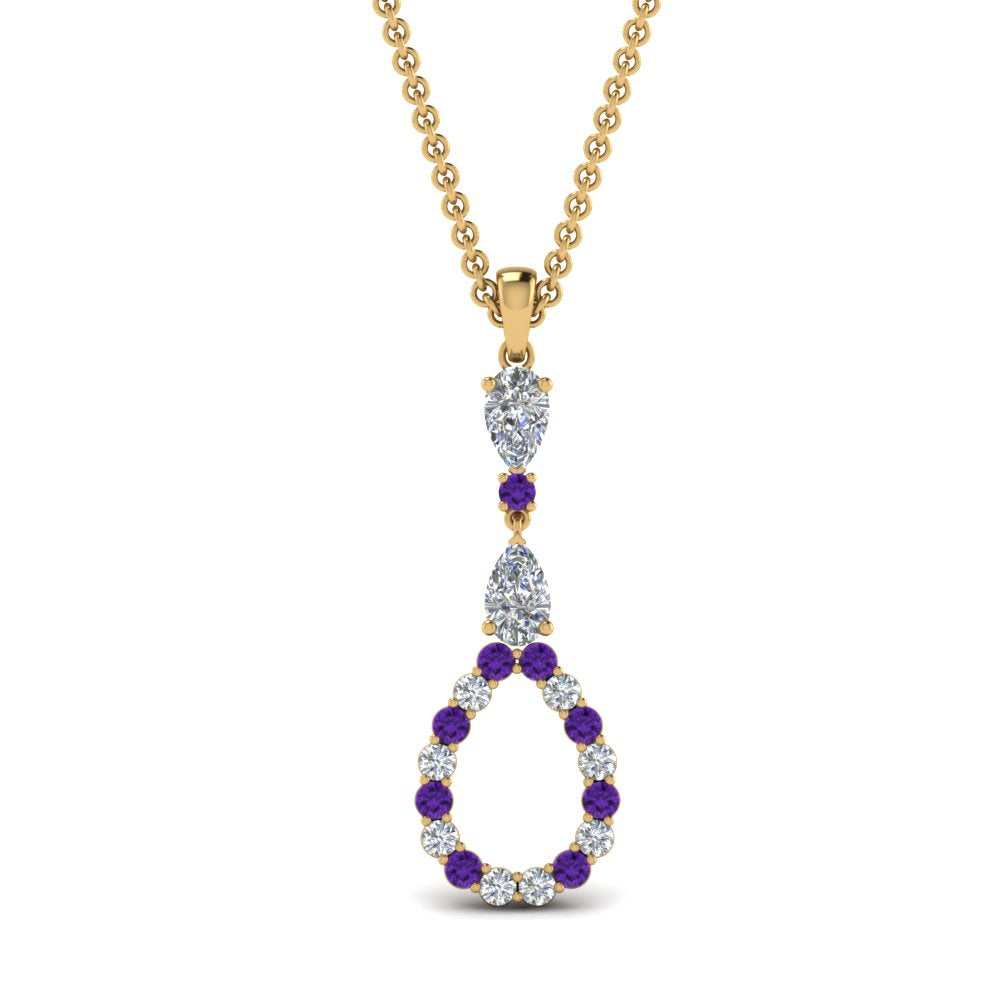 teardrop-diamond-drop-pendant-necklace-with-purple-topaz-in-FDPD9049GVITO-NL-YG