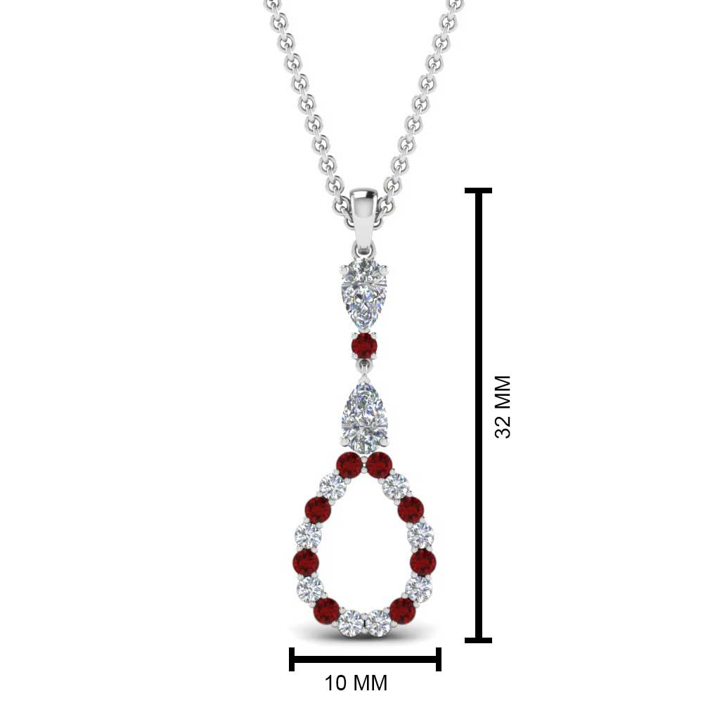 teardrop-diamond-drop-pendant-necklace-with-ruby-in-FDPD9049GRUDR-NL-WG
