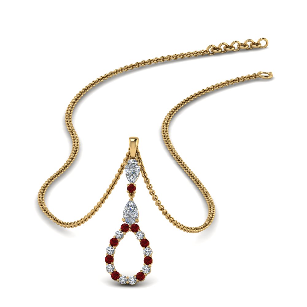 teardrop-diamond-drop-pendant-necklace-with-ruby-in-FDPD9049GRUDR-NL-YG