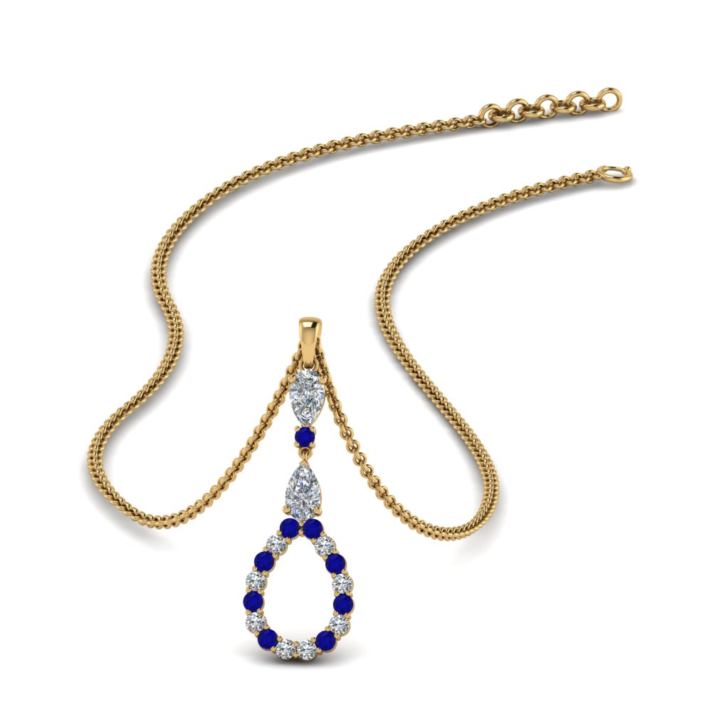 teardrop-diamond-drop-pendant-necklace-with-sapphire-in-FDPD9049GSABL-NL-YG