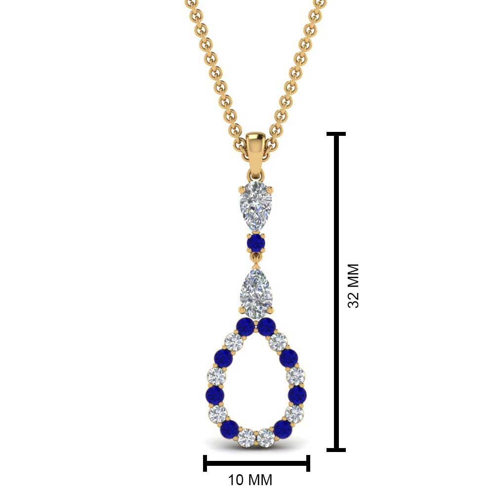 teardrop-diamond-drop-pendant-necklace-with-sapphire-in-FDPD9049GSABL-NL-YG