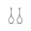 Load image into Gallery viewer, teardrop-diamond-earring-for-women-in-14K-rose-gold-FDEAR8106ANGLE1-NL-RG