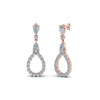 Load image into Gallery viewer, teardrop-diamond-earring-for-women-in-14K-rose-gold-FDEAR8106ANGLE1-NL-RG
