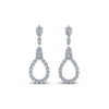 Load image into Gallery viewer, teardrop-diamond-earring-for-women-in-14K-white-gold-FDEAR8106ANGLE1-NL-WG