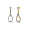 Load image into Gallery viewer, teardrop-diamond-earring-for-women-in-14K-yellow-gold-FDEAR8106ANGLE1-NL-YG