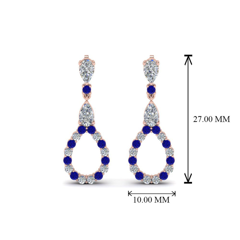 teardrop-diamond-earring-for-women-with-blue-sapphire-in-14K-rose-gold-FDEAR8106GSABLANGLE1-NL-RG