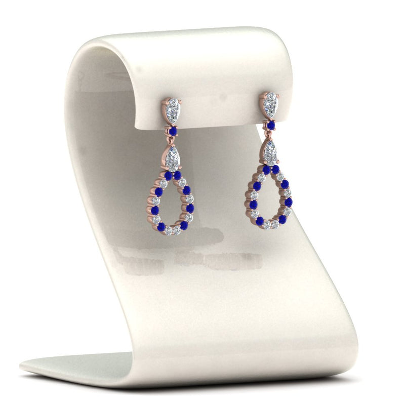 teardrop-diamond-earring-for-women-with-blue-sapphire-in-14K-rose-gold-FDEAR8106GSABLANGLE1-NL-RG