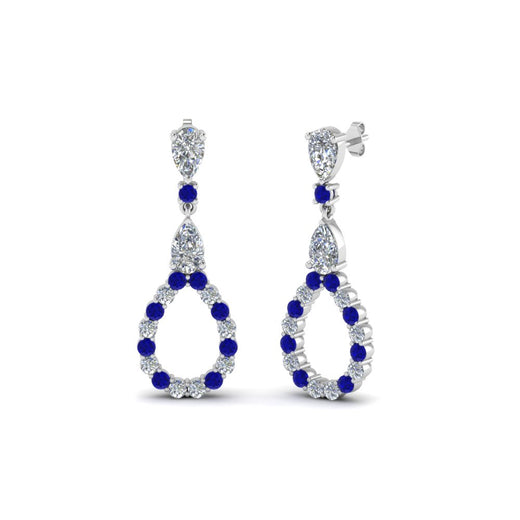 teardrop-diamond-earring-for-women-with-blue-sapphire-in-14K-white-gold-FDEAR8106GSABLANGLE1-NL-WG