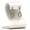 Load image into Gallery viewer, teardrop-diamond-earring-for-women-with-emerald-in-14K-yellow-gold-FDEAR8106GEMGRANGLE1-NL-YG