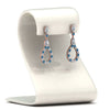 Load image into Gallery viewer, teardrop-diamond-earring-for-women-with-ice-blue-topaz-in-14K-rose-gold-FDEAR8106GICBLTOANGLE1-NL-RG