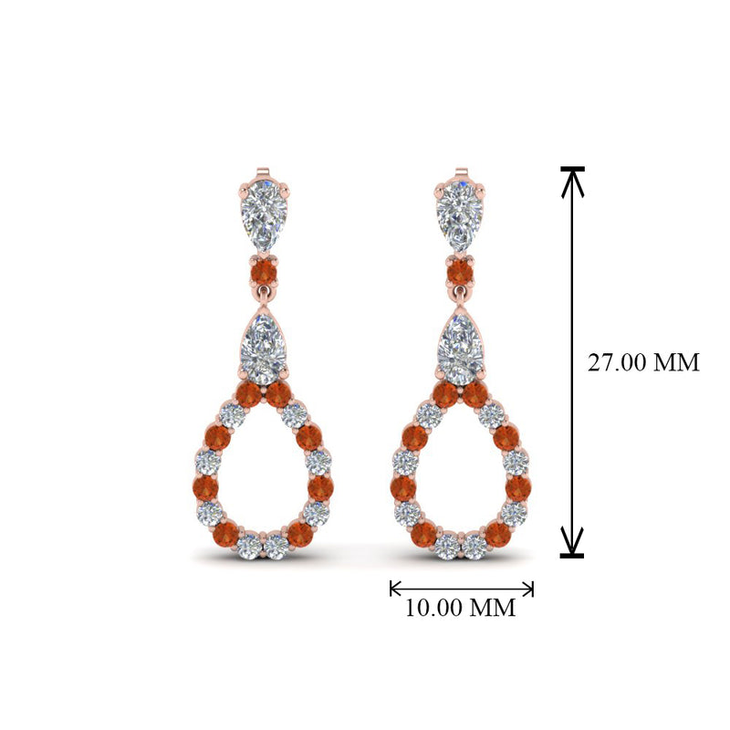teardrop-diamond-earring-for-women-with-orange-sapphire-in-14K-rose-gold-FDEAR8106GSAORANGLE1-NL-RG