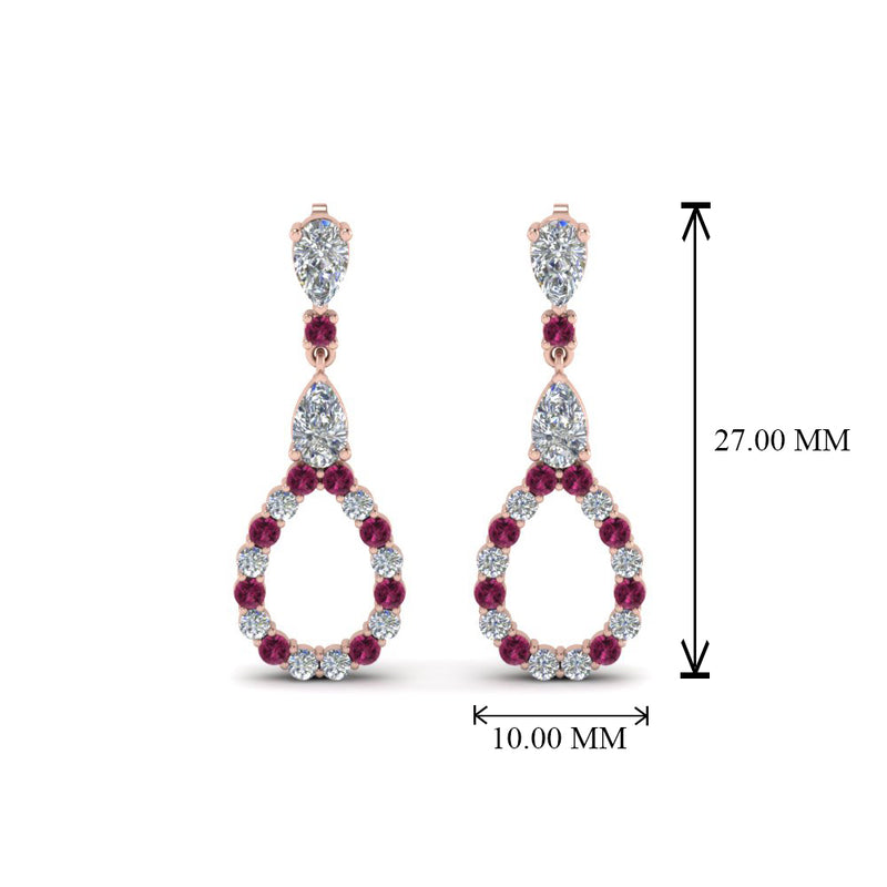 teardrop-diamond-earring-for-women-with-pink-sapphire-in-14K-rose-gold-FDEAR8106GSADRPIANGLE1-NL-RG