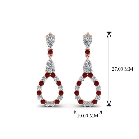 teardrop-diamond-earring-for-women-with-ruby-in-14K-rose-gold-FDEAR8106GRUDRANGLE1-NL-RG