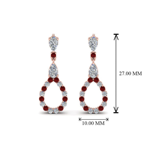 teardrop-diamond-earring-for-women-with-ruby-in-14K-rose-gold-FDEAR8106GRUDRANGLE1-NL-RG