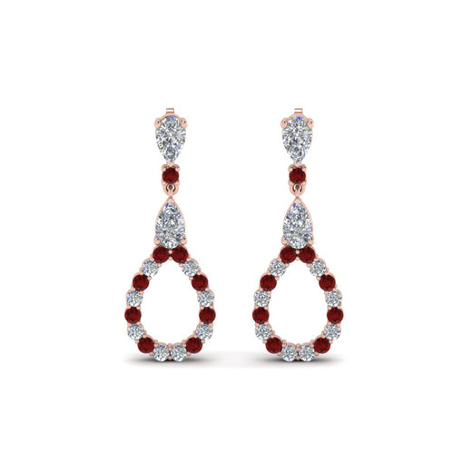 teardrop-diamond-earring-for-women-with-ruby-in-14K-rose-gold-FDEAR8106GRUDRANGLE1-NL-RG