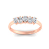 Load image into Gallery viewer, teardrop-diamond-five-stone-band-0.75-carat-in-rose-gold-fdwb8008peangle5-0.75ct-nl-rg.jpg